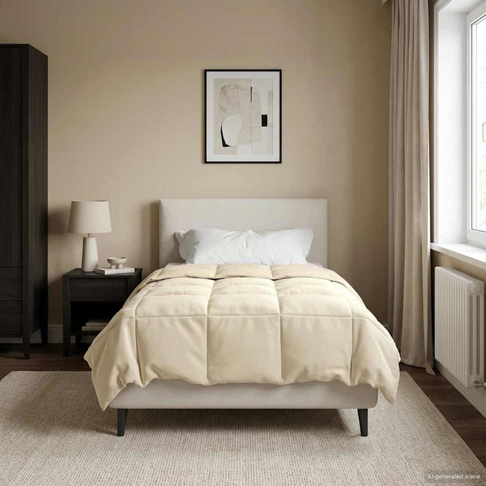 Duvet de iarnă Patos Crem 140 x 220 cm Microfibră - WALTI WALTI