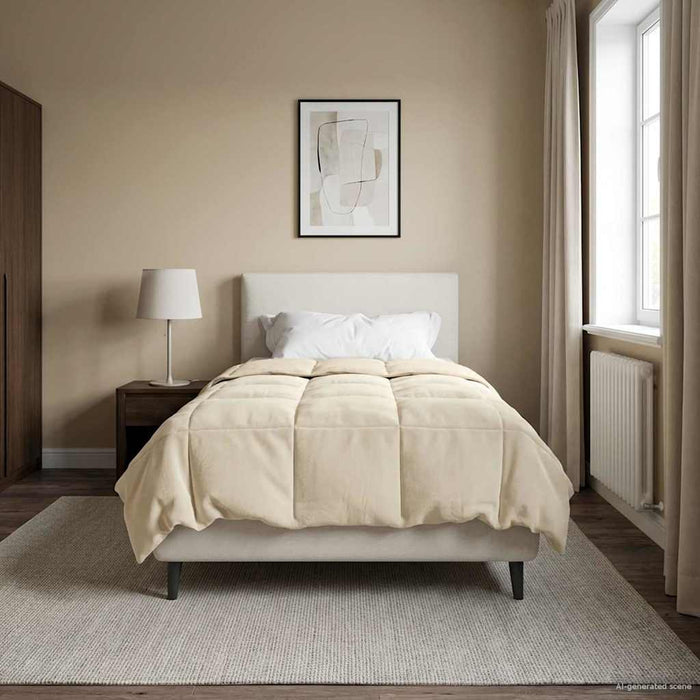 Duvet de iarnă Patos Crem 155 x 220 cm Microfibră - WALTI WALTI