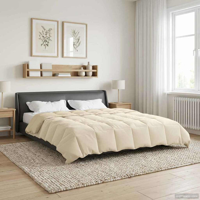 Duvet de iarnă Patos Crem 200 x 220 cm Microfibră - WALTI WALTI