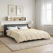 Duvet de iarnă Patos Crem 200 x 220 cm Microfibră - WALTI WALTI