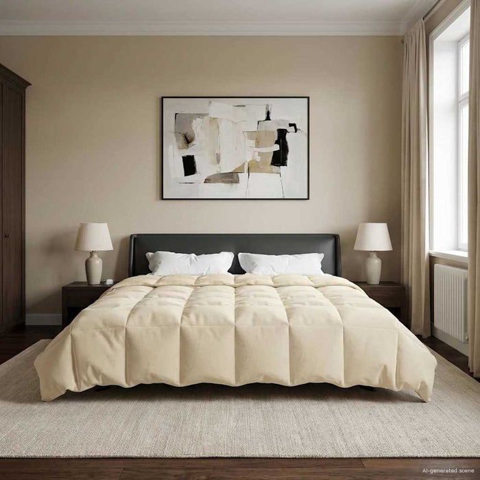 Duvet de iarnă Patos Crem 200 x 220 cm Microfibră - WALTI WALTI