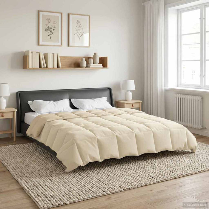 Duvet de iarnă Patos Crem 220 x 260 cm Microfibră - WALTI WALTI