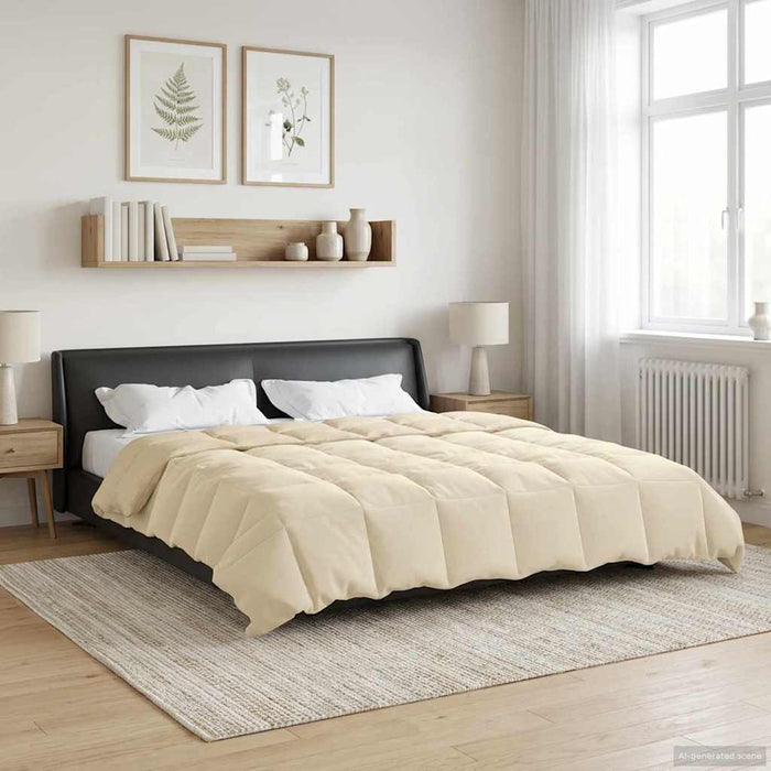 Duvet de iarnă Patos Crem 240 x 260 cm Microfibră - WALTI WALTI