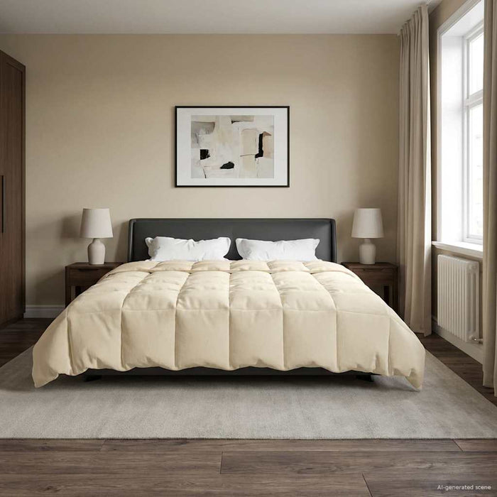 Duvet de iarnă Patos Crem 240 x 260 cm Microfibră - WALTI WALTI