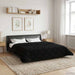 Pilotă de vară Negru 200 x 240 cm Microfibră și fleece Teddy - WALTI WALTI