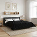 Pilotă de vară Negru 240 x 260 cm Microfibră și fleece Teddy - WALTI WALTI