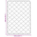 Pilotă de vară Roz 140 x 220 cm Microfibră și fleece Teddy - WALTI WALTI