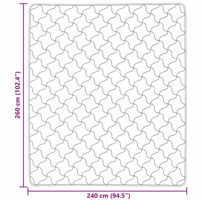 Pilotă de vară Roz 240 x 260 cm Microfibră și fleece Teddy - WALTI WALTI