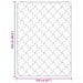 Pilotă de vară Crem 155 x 220 cm Microfibră și fleece Teddy - WALTI WALTI