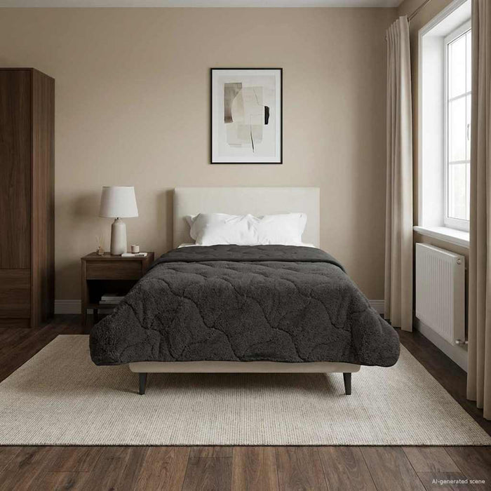 Duvet complet pe tot parcursul anului Antracit 135 x 200 cm - WALTI WALTI