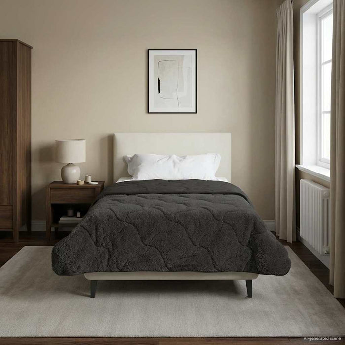 Duvet complet pe tot parcursul anului Antracit 155 x 200 cm - WALTI WALTI