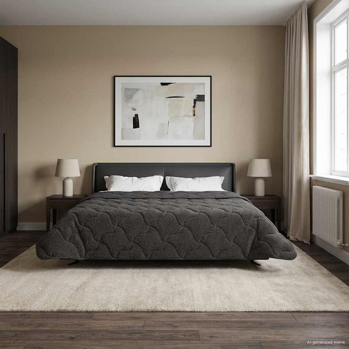 Duvet complet pe tot parcursul anului Antracit 200 x 240 cm - WALTI WALTI