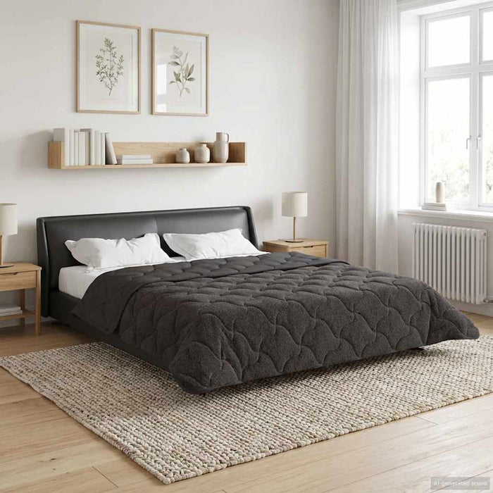 Duvet complet pe tot parcursul anului Antracit 220 x 240 cm - WALTI WALTI