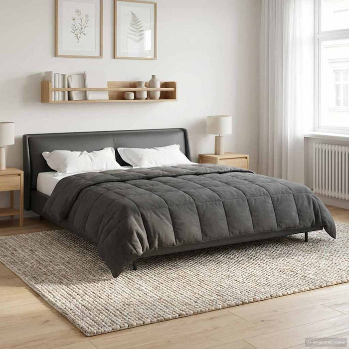 Duvet complet pe tot parcursul anului Antracit 220 x 260 cm - WALTI WALTI
