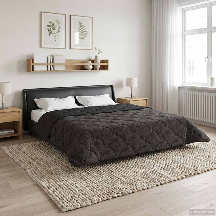 Duvet complet pe tot parcursul anului Antracit 240 x 260 cm - WALTI WALTI