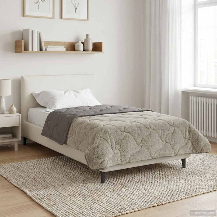 Duvet complet pe tot parcursul anului Gri deschis 140 x 220 cm - WALTI WALTI