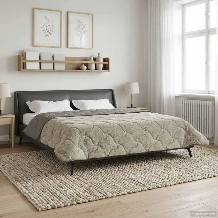 Duvet complet pe tot parcursul anului Gri deschis 200 x 240 cm - WALTI WALTI