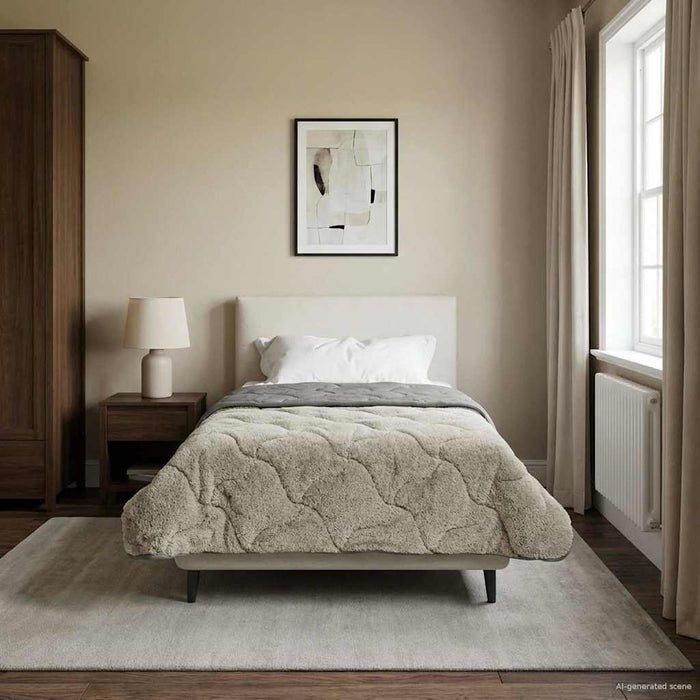 Duvet complet pe tot parcursul anului Gri deschis 140 x 220 cm - WALTI WALTI