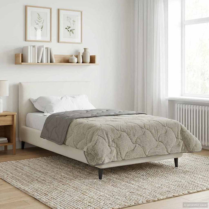 Duvet complet pe tot parcursul anului Gri deschis 155 x 220 cm - WALTI WALTI