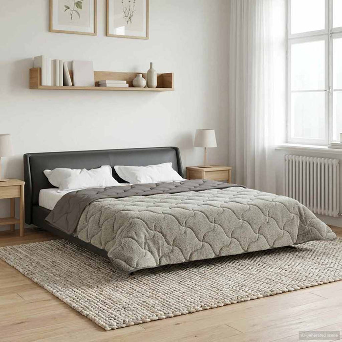 Duvet complet pe tot parcursul anului Gri deschis 240 x 260 cm - WALTI WALTI