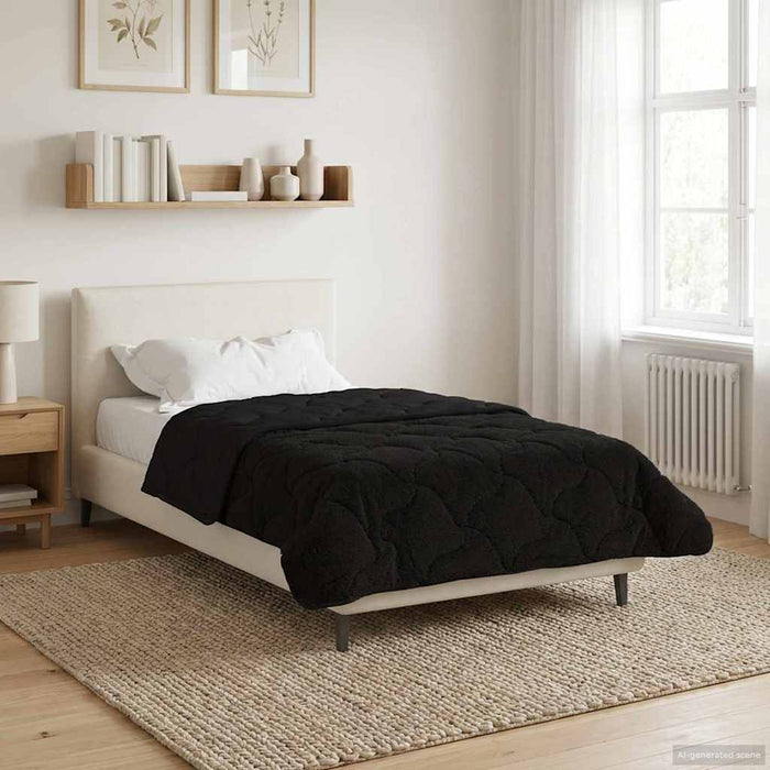 Duvet complet pe tot parcursul anului Patos Negru 135 x 200 cm - WALTI WALTI
