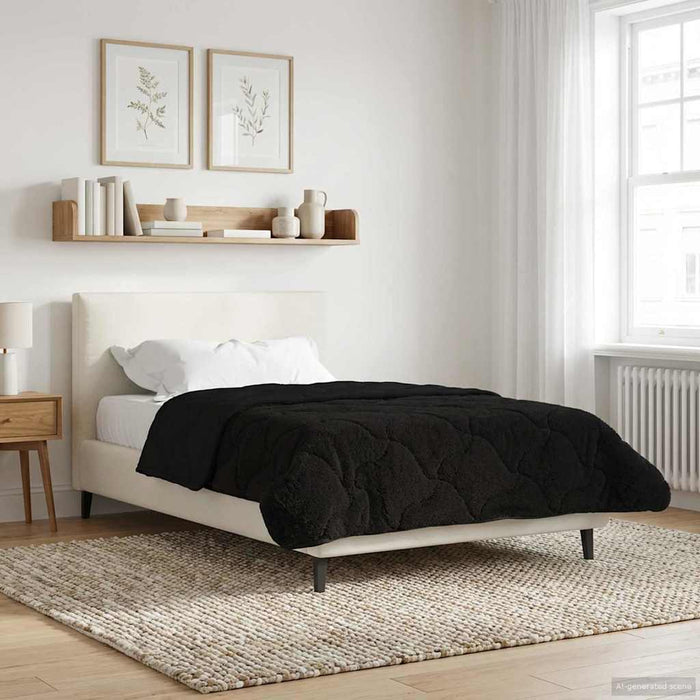 Duvet complet pe tot parcursul anului Patos Negru 155 x 200 cm - WALTI WALTI