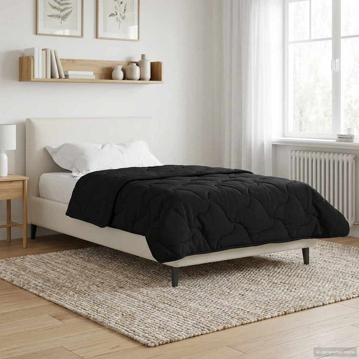Duvet complet pe tot parcursul anului Patos Negru 140 x 220 cm - WALTI WALTI