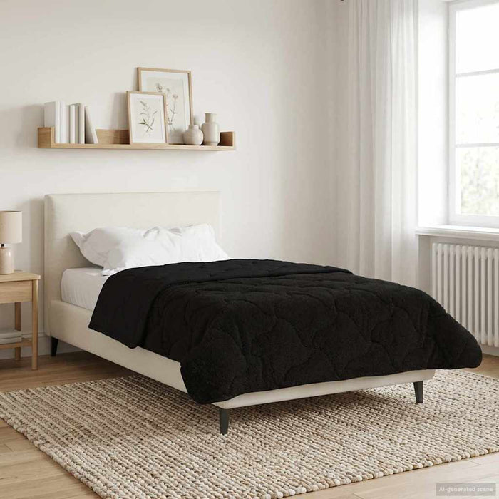 Duvet complet pe tot parcursul anului Patos Negru 155 x 220 cm - WALTI WALTI