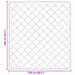 Duvet complet pe tot parcursul anului Patos Negru 220 x 240 cm - WALTI WALTI