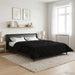 Duvet complet pe tot parcursul anului Patos Negru 240 x 260 cm - WALTI WALTI