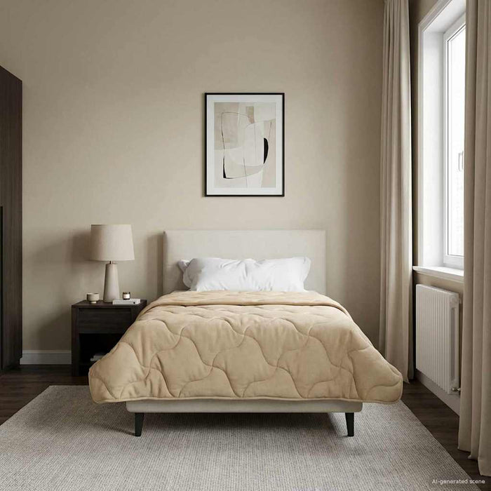Duvet complet pe tot parcursul anului Patos Crem 140 x 200 cm - WALTI WALTI