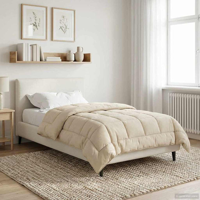 Duvet complet pe tot parcursul anului Patos Crem 155 x 200 cm - WALTI WALTI