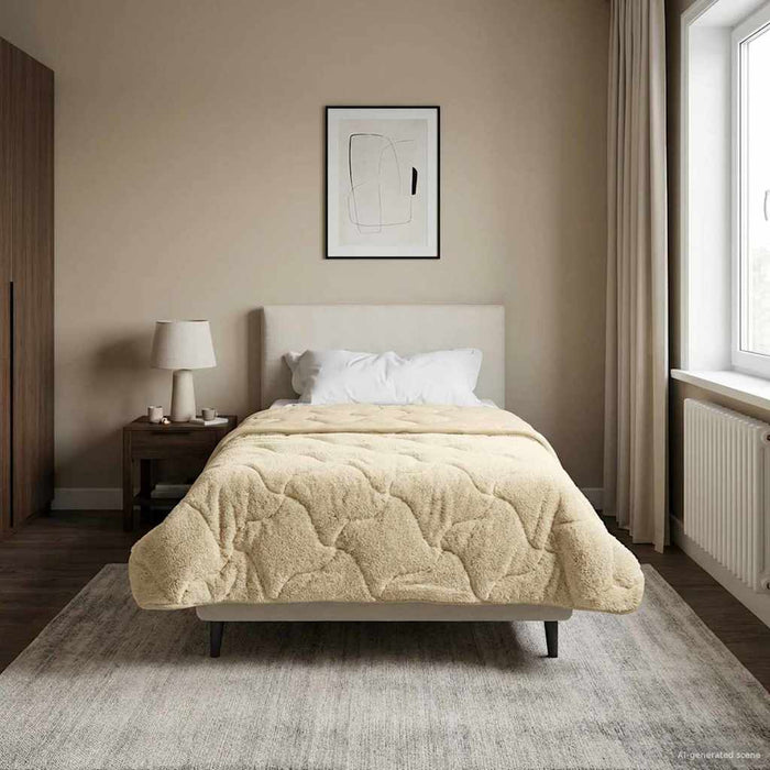 Duvet complet pe tot parcursul anului Patos Crem 155 x 200 cm - WALTI WALTI