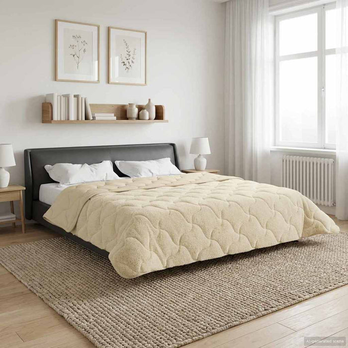 Duvet complet pe tot parcursul anului Patos Crem 200 x 200 cm - WALTI WALTI