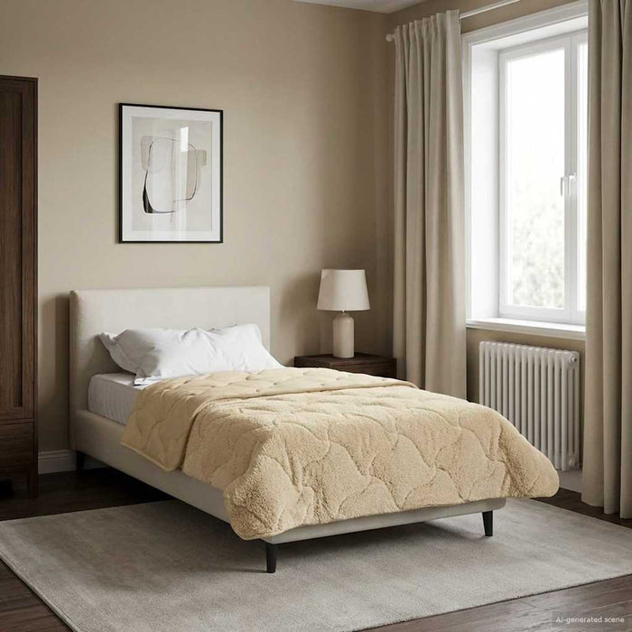Duvet complet pe tot parcursul anului Patos Crem 155 x 220 cm - WALTI WALTI