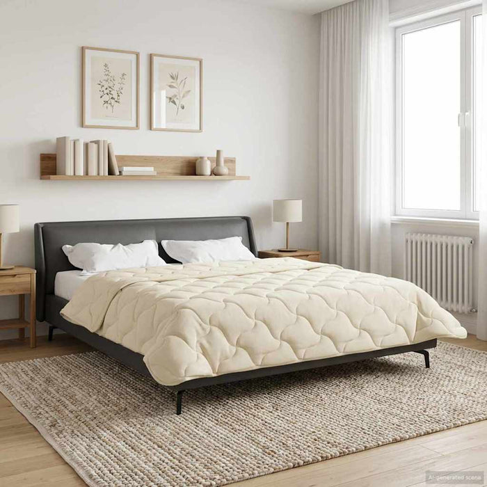 Duvet complet pe tot parcursul anului Patos Crem 220 x 260 cm - WALTI WALTI
