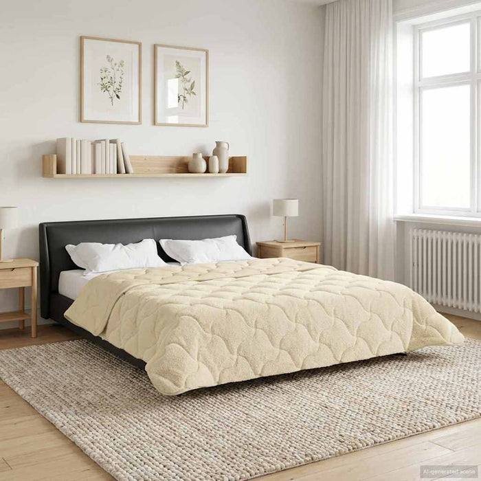 Duvet complet pe tot parcursul anului Patos Crem 240 x 260 cm - WALTI WALTI