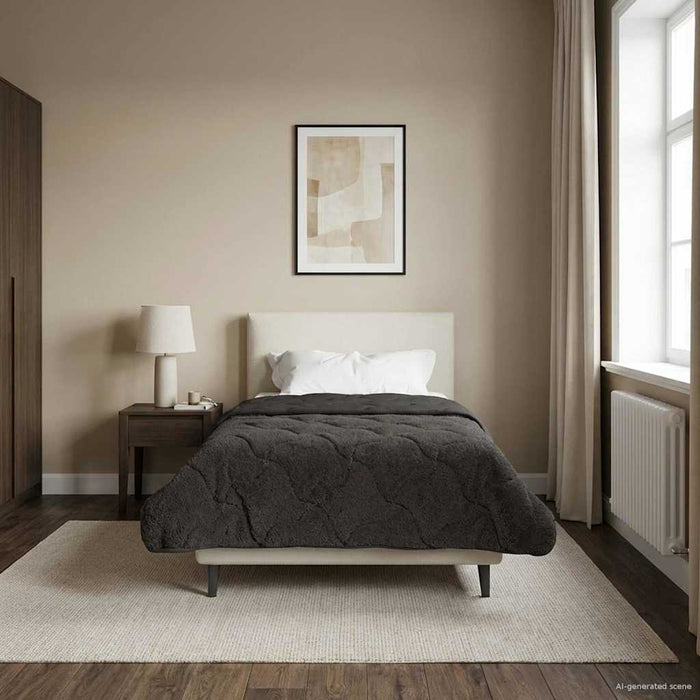 Duvet de iarnă Patos Antracit 135 x 200 cm - WALTI WALTI