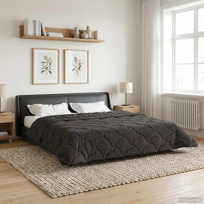 Duvet de iarnă Patos Antracit 200 x 200 cm - WALTI WALTI