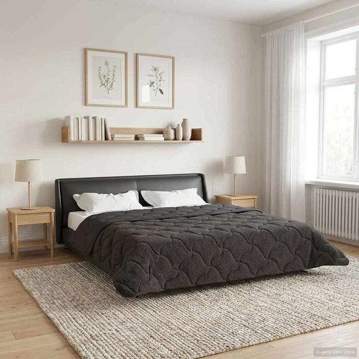 Duvet de iarnă Patos Antracit 200 x 240 cm - WALTI WALTI
