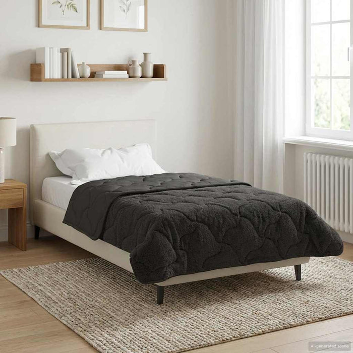 Duvet de iarnă Patos Antracit 135 x 200 cm - WALTI WALTI