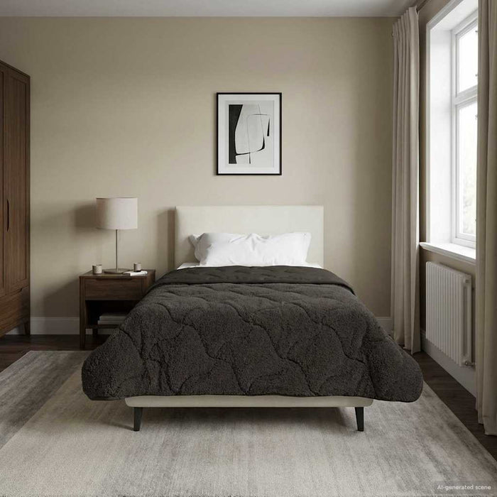Duvet de iarnă Patos Antracit 155 x 220 cm - WALTI WALTI