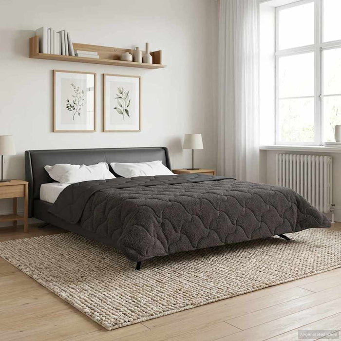 Duvet de iarnă Patos Antracit 200 x 220 cm - WALTI WALTI