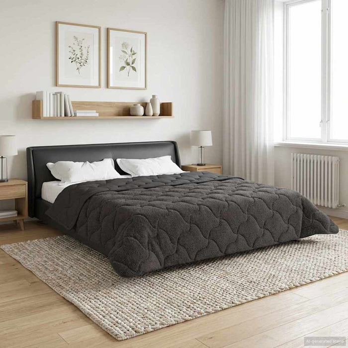 Duvet de iarnă Patos Antracit 220 x 260 cm - WALTI WALTI