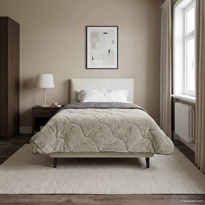 Duvet de iarnă Patos Gri deschis 135 x 200 cm - WALTI WALTI