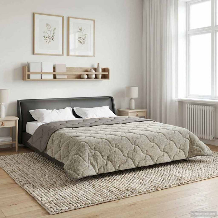 Duvet de iarnă Patos Gri deschis 200 x 200 cm - WALTI WALTI