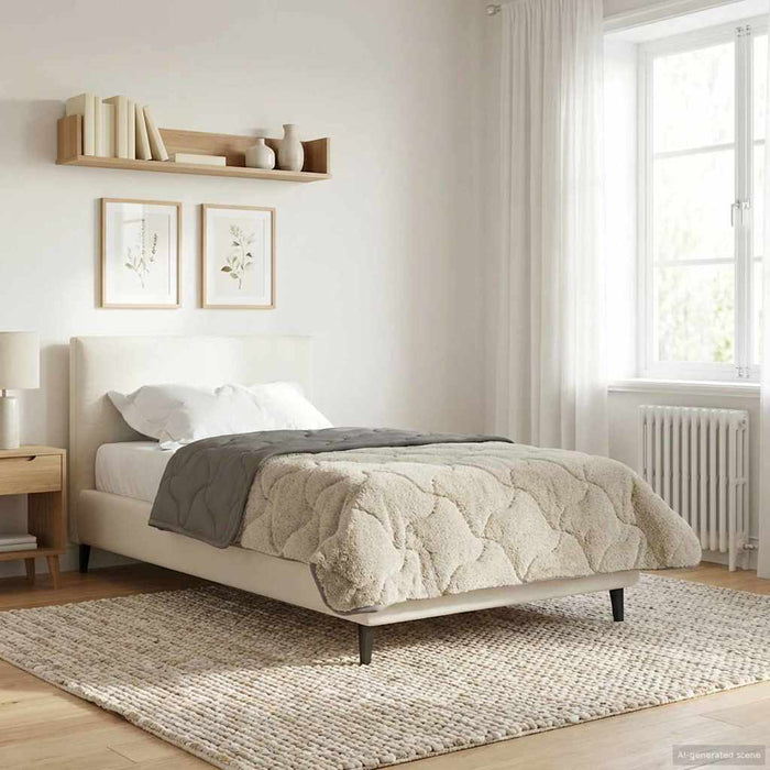 Duvet de iarnă Patos Gri deschis 135 x 200 cm - WALTI WALTI