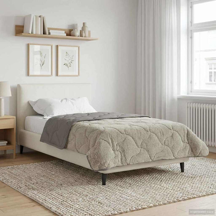 Duvet de iarnă Patos Gri deschis 140 x 220 cm - WALTI WALTI