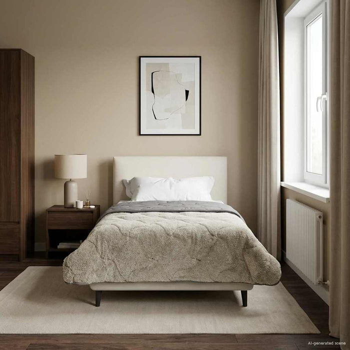 Duvet de iarnă Patos Gri deschis 140 x 220 cm - WALTI WALTI