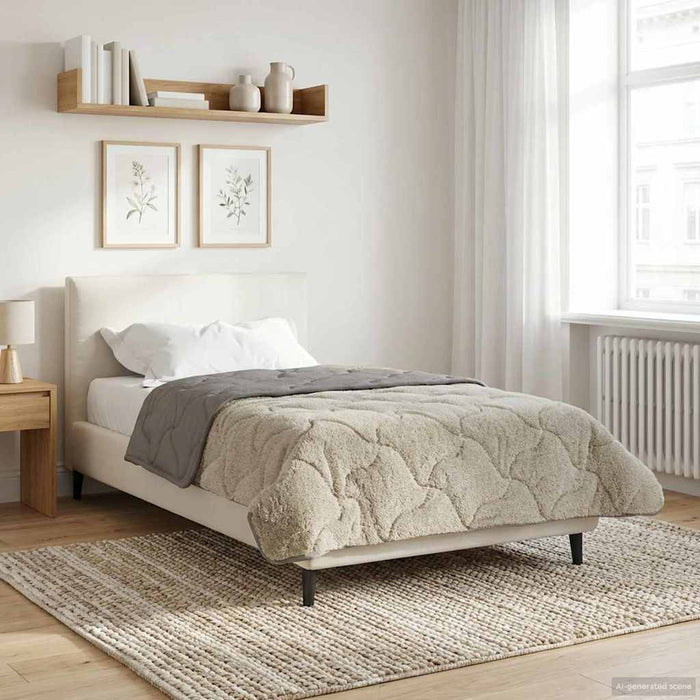 Duvet de iarnă Patos Gri deschis 155 x 220 cm - WALTI WALTI